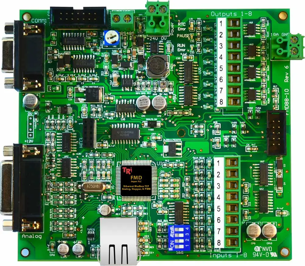TRI NANO-10 Ethernet Programmable Logic Controller 8 Digital I/O 